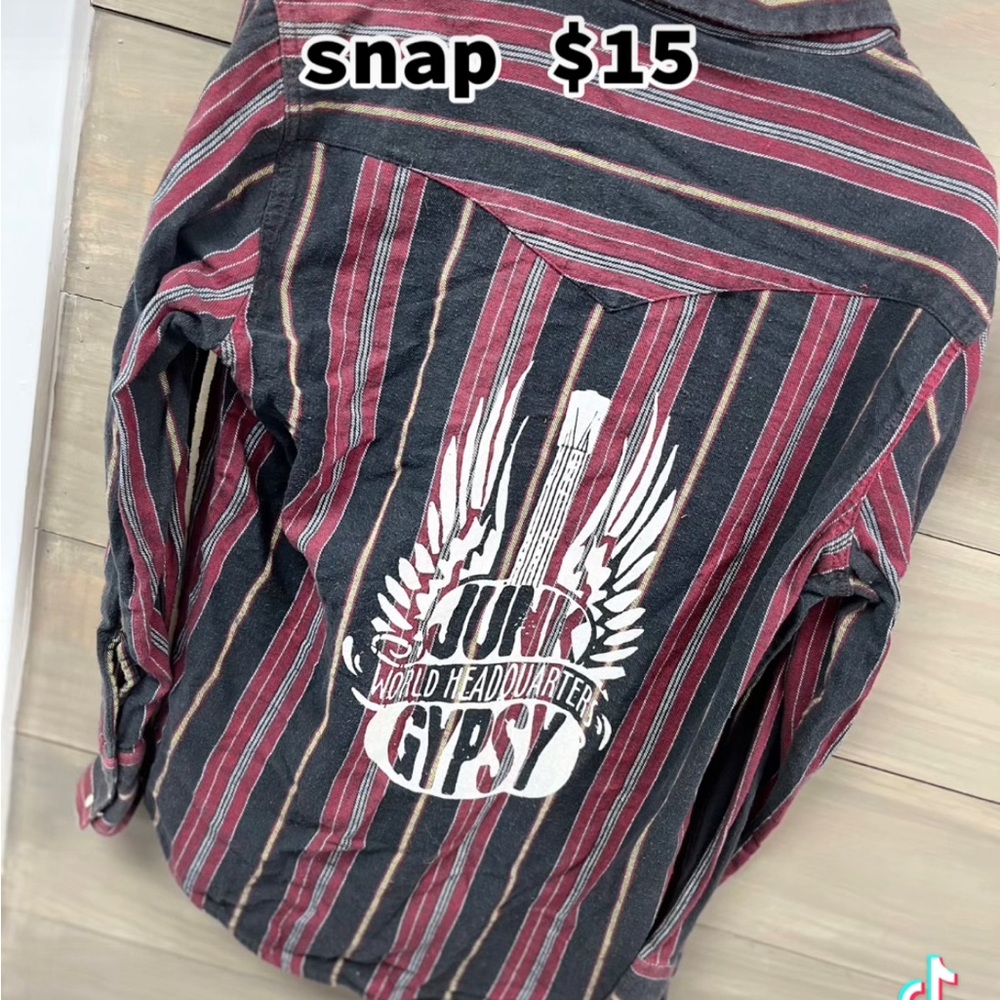 wrangler button up shirt